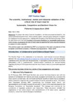 IPIFF Position Paper-the role of insect meal for a Vision for Fisheries and aquaculture for 2040