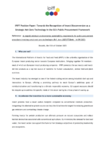 PP1-2025-10-Towards the recognition of Insect Bioconversion as a Strategic Net Zero Technology