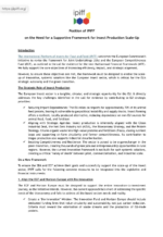 Position of IPIFF on the Need for a Supportive Framework for Insect Production Scale